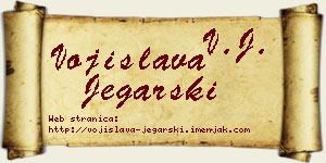 Vojislava Jegarski vizit kartica